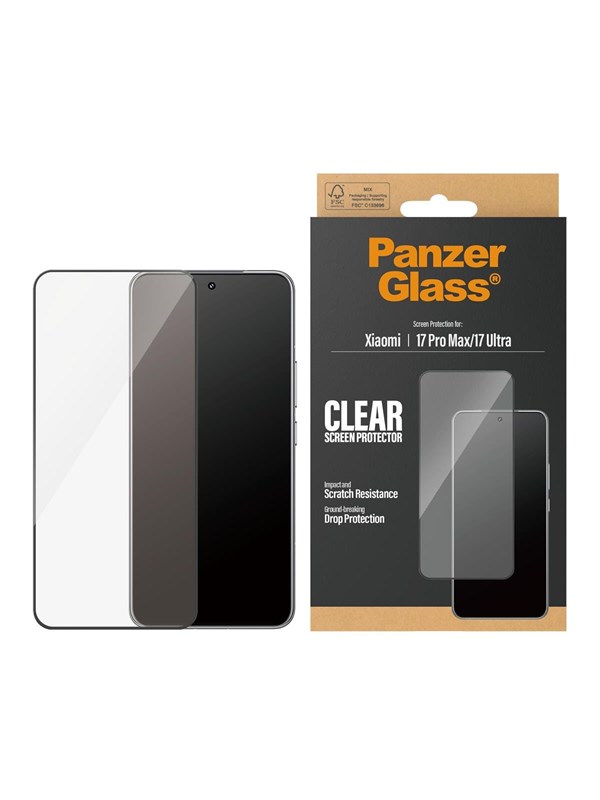 PanzerGlass Screen Protector Xiaomi 17 Ultra | 17 Pro Max | Ultra-Wide Fit