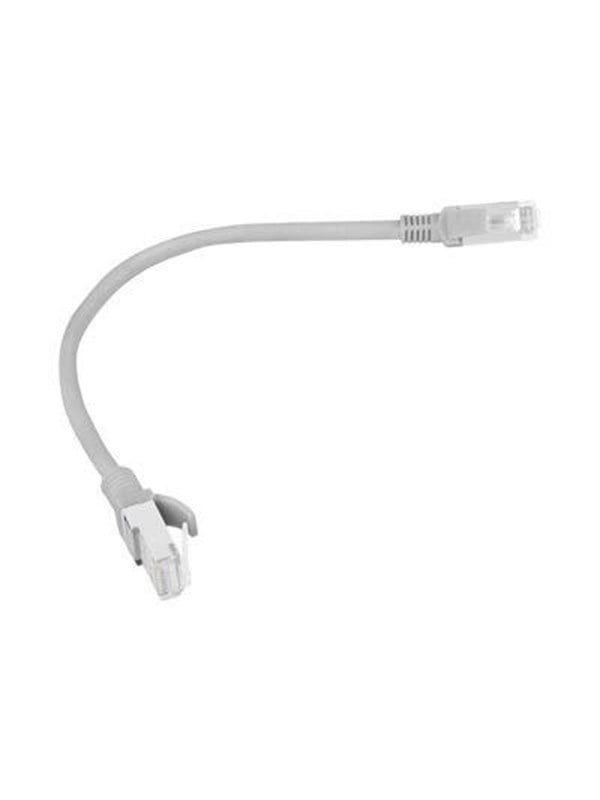 Lanberg patch cable - 25 cm - grey RAL 7035 - Grau - 025m