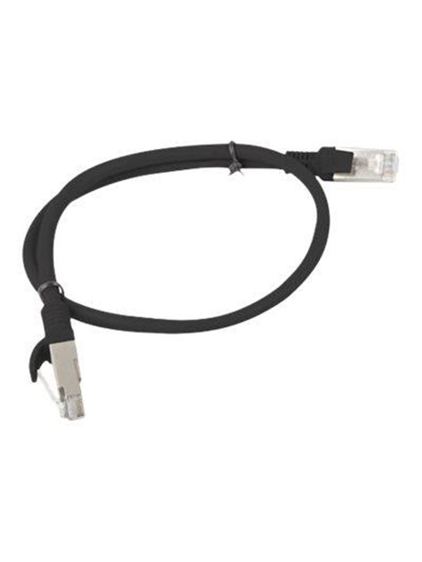 Lanberg patch cable - 50 cm - black RAL 9004 - Schwarz - 05m