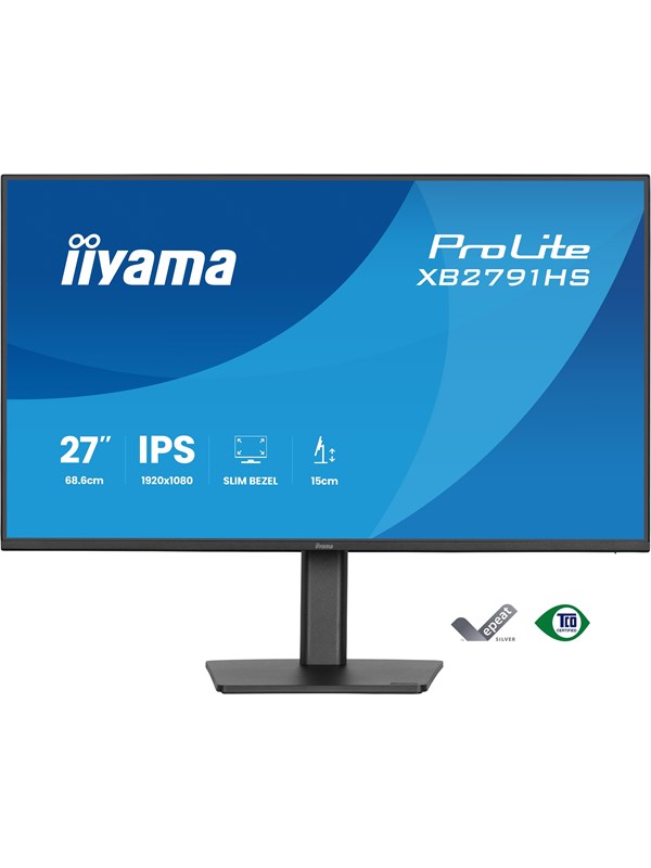 Image of 27" iiyama ProLite XB2791HS - 1920x1080 (FHD) - 120Hz - IPS