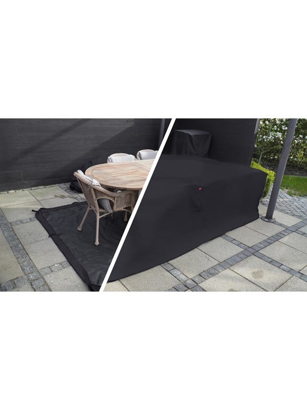 Home>it Garden Überzug für Gartenmöbel, L235xB180xH95 cm, schwarz