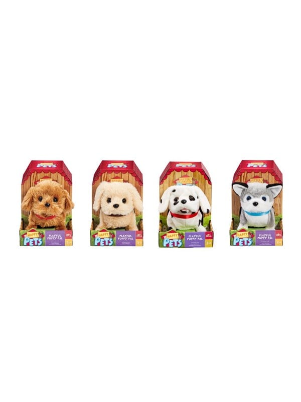 Happy Pets Playful Puppy Pal 4 asst