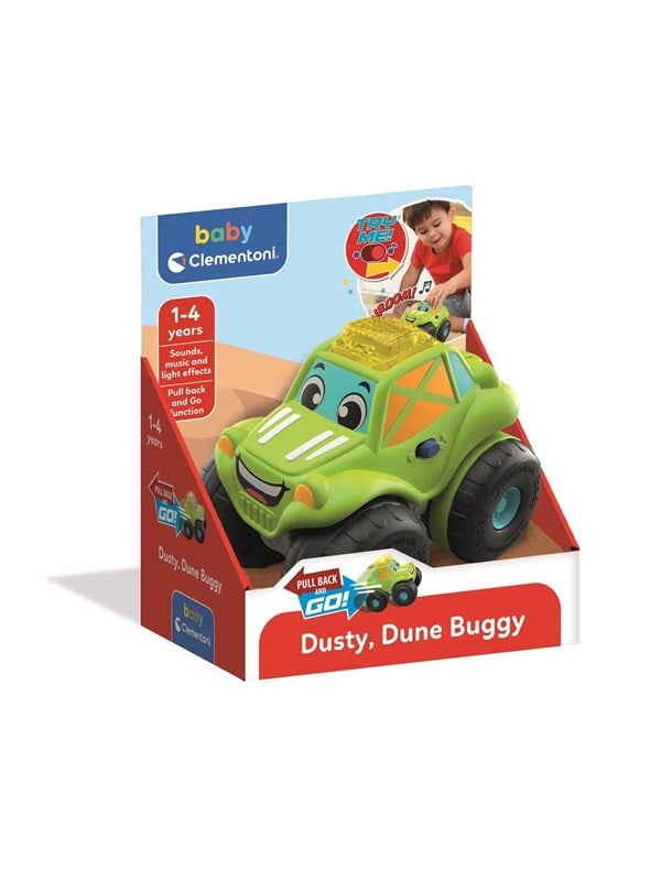 Clementoni Stunt Wheels Pullback Car Dune Buggy