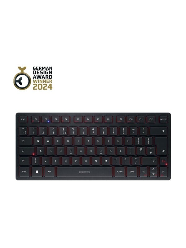 Cherry KW 9200 MINI - Tastaturen - Englisch (UK) - Schwarz