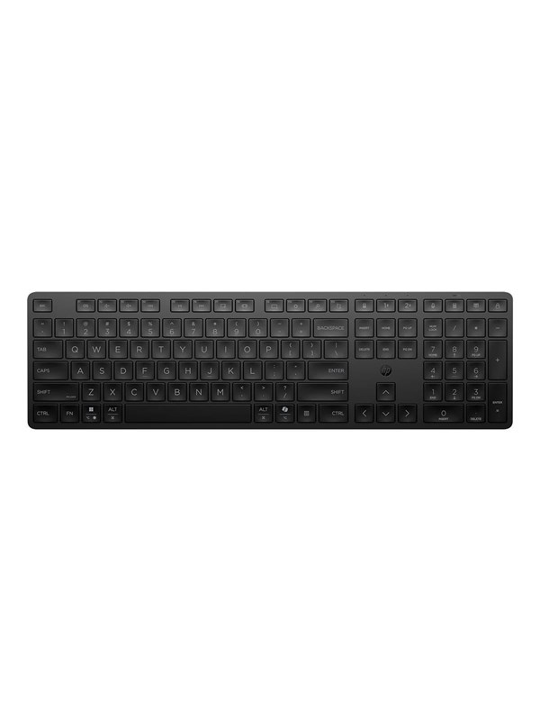 HP 490K - Tastaturen - Englisch - Schwarz