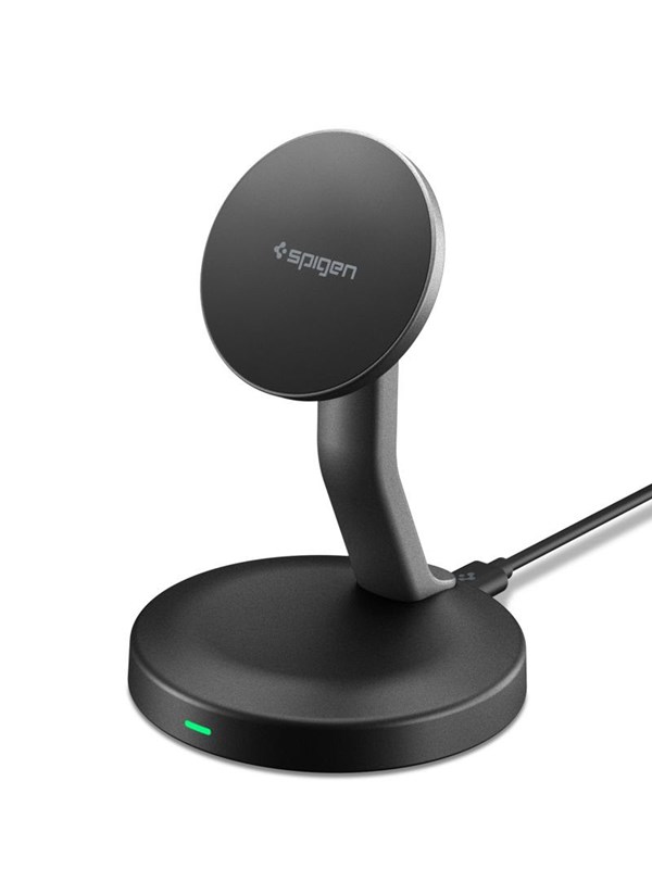 Spigen EF151MS Wireless Netzladegerät, 15W, 1,67A, Schwarz ACH10441