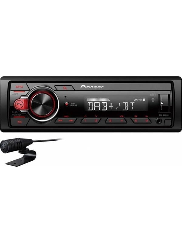 Multimedia-Empfanger Pioneer MVH-330DAB Schwarz 1 DIN 200 W Android Bluetooth