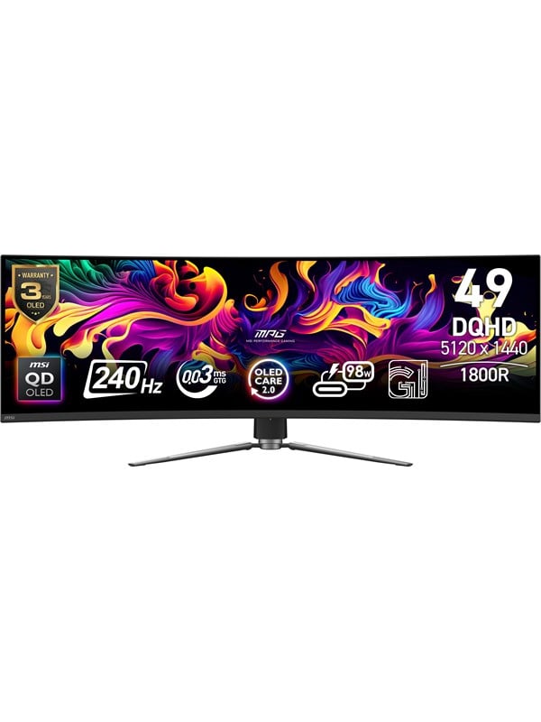 49 MSI MPG 491CQPX QD-OLED - 5120x1440 - 240Hz - QD-OLED