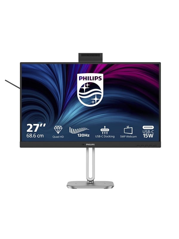 Image of 27" Philips 27B2U4601H - 2560x1440 (QHD) - 120Hz - IPS - 15W USB-C