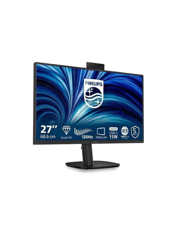 Philips 27B2N3500JH 27 Zoll - Office Monitor - IPS , QHD, 120 Hz, 4 ms GtG, 2x HDMI 2.1, DP, USB- C, Webcam