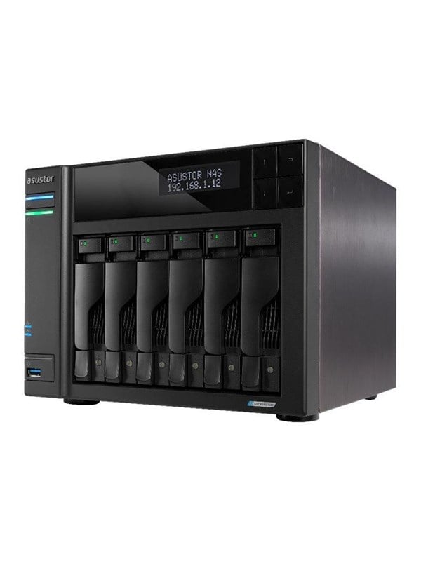 Asustor Lockerstor 6 Gen2+ NAS 6-Bay Intel Celeron N5105, 8GB DDR4 RAM, 0/6 HDD/SSD