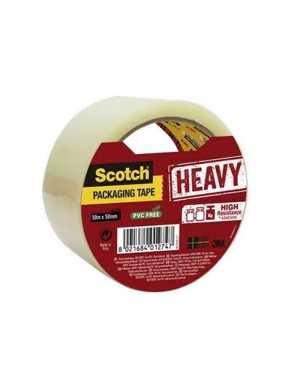 Image of 3M Scotch Heavy packaging tape - 50 mm x 50 m - transparent