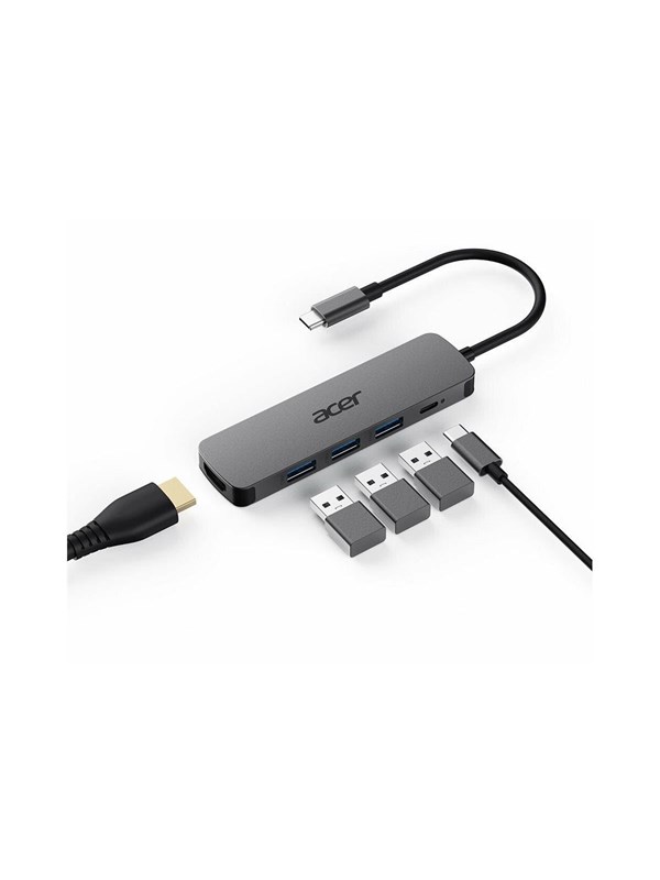 Acer 5-in-1 Type-C Dongle - docking station - USB-C - HDMI