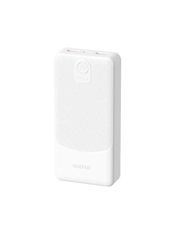 Dudao K10Pro Power Bank 2.4A 20000mAh 2 x USB-A - White Powerbank (Akku) - Weiß - 20000 mAh