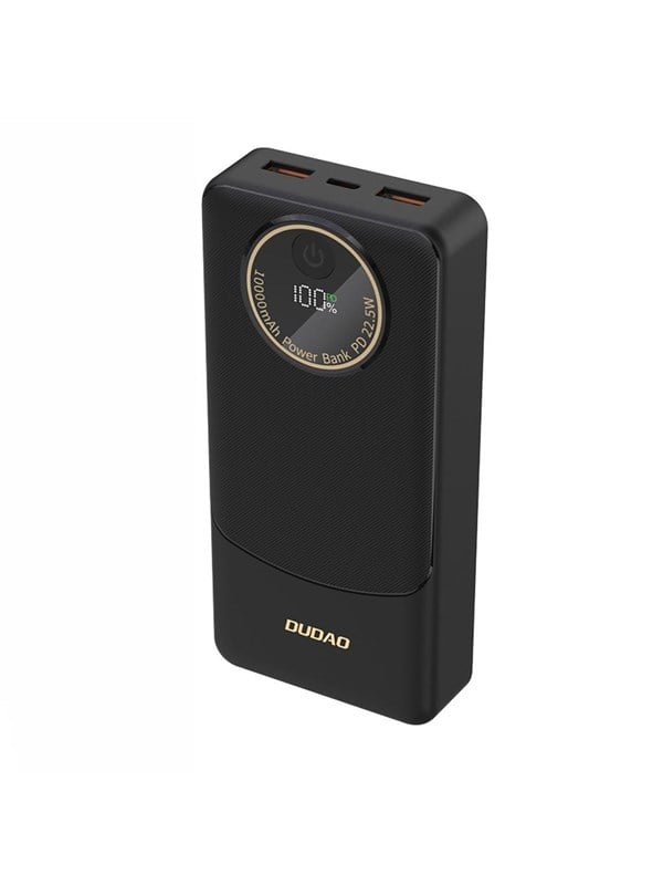Dudao K12Pro Power Bank 22.5W PD 20000mAh USB-A USB-C - Black Powerbank (Akku) - schwarz - 20000 mAh