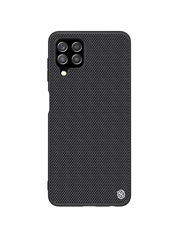 Nillkin Textured Case Durable Reinforced Case with Gel Frame and Nylon Back Samsung Galaxy A22 4G Black