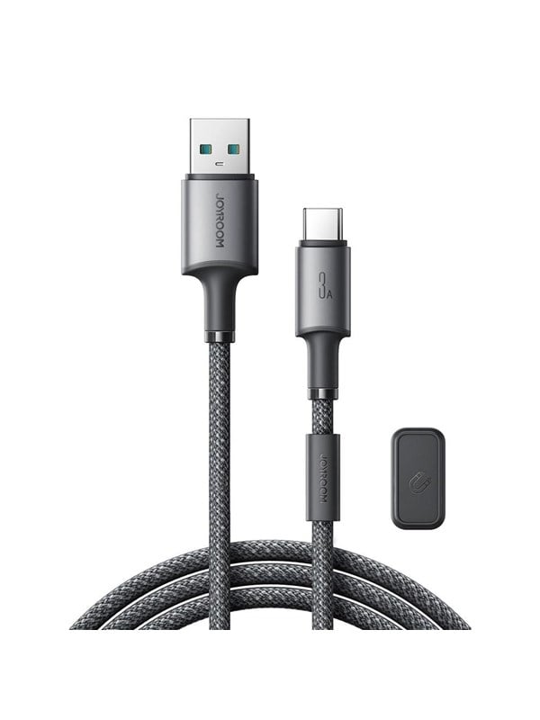 Joyroom S-A50 Unlimited Series 3A USB-A - USB-C Cable with Magnetic Organizer 1.2m - Gray