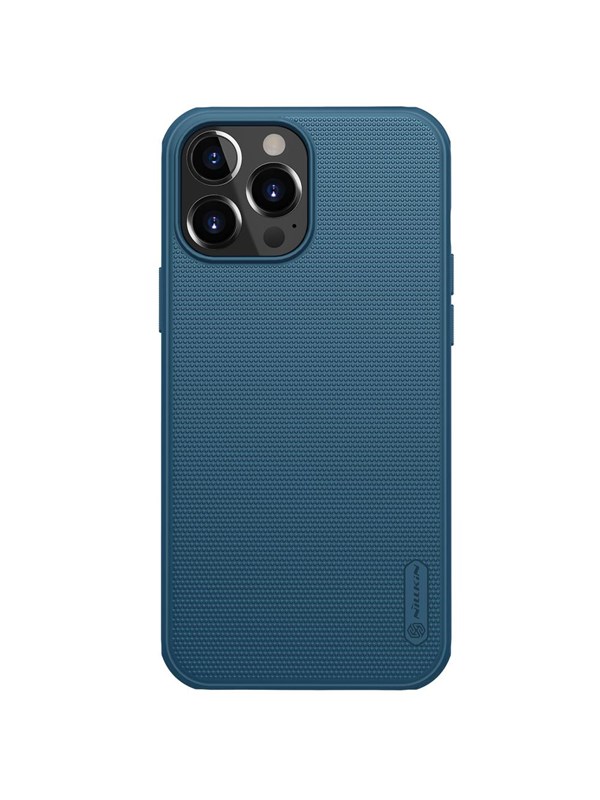 Nillkin Super Frosted Shield Reinforced Case Cover for iPhone 13 Pro Max Blue
