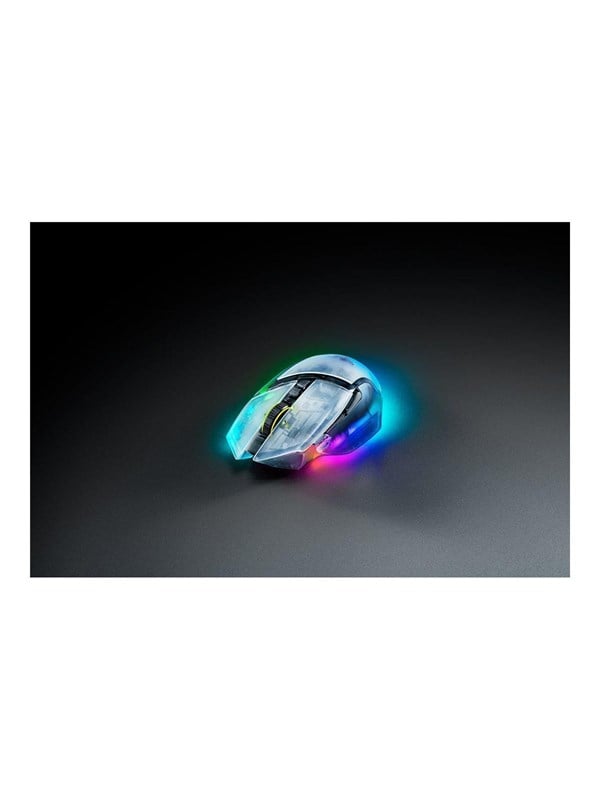 Razer Basilisk V3 Pro 35K Wireless Phantom White - Gaming Maus Wei