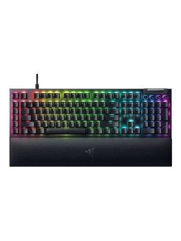 Razer BlackWidow V4 - Yellow Mechanical (Linear) - Gaming Tastatur - Full-Size - Englisch (US) - Schwarz