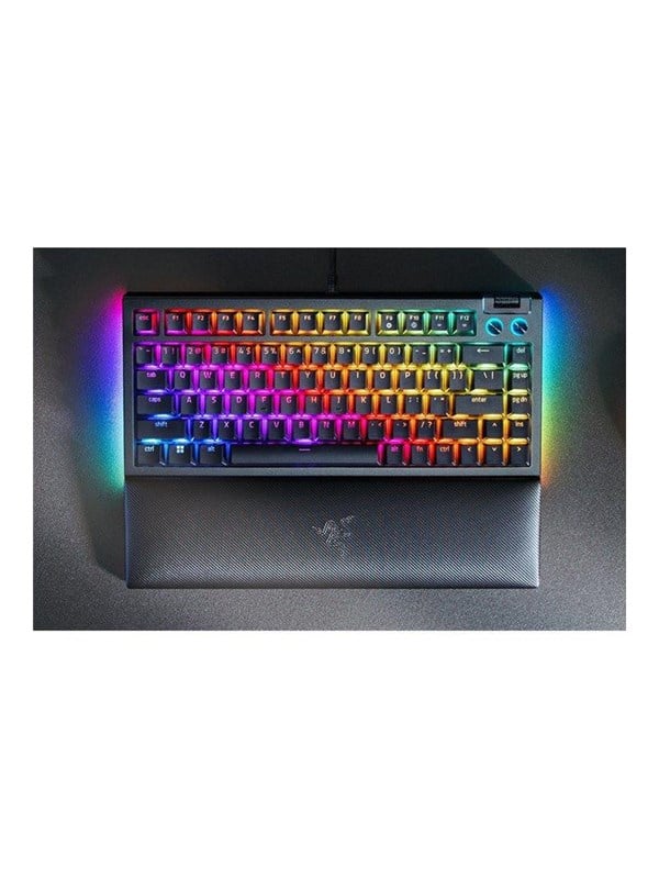Razer BlackWidow V4 75% Hotswap - Tactile Mechanical - Gaming Tastaturen - ohne Numpad - Englisch (US) - Schwarz