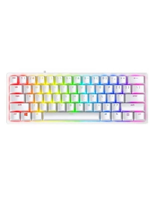 Razer Huntsman V3 Pro Mini (60%) - Analog Optical Gen-2 - Gaming Tastaturen - ohne Numpad - Englisch (US) - Weiss