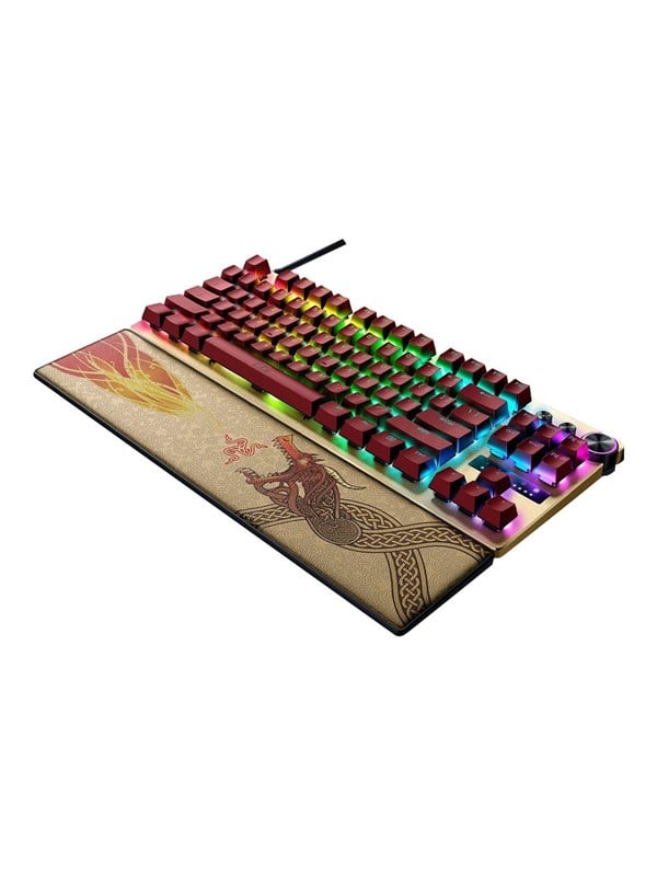 Razer Huntsman V3 Pro TKL - Analog Optical Gen-2 - Counter-Strike 2 Edition - Gaming Tastaturen - ohne Numpad - Englisch (US) - Gold