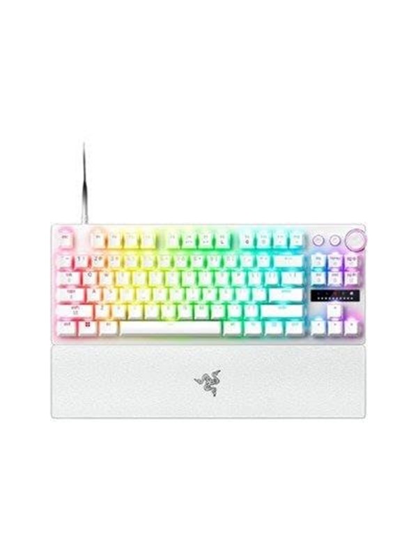 Razer Huntsman V3 Pro TKL 8Khz - Analog Optical Gen-2 - Gaming Tastaturen - ohne Numpad - Englisch (US) - Weiss
