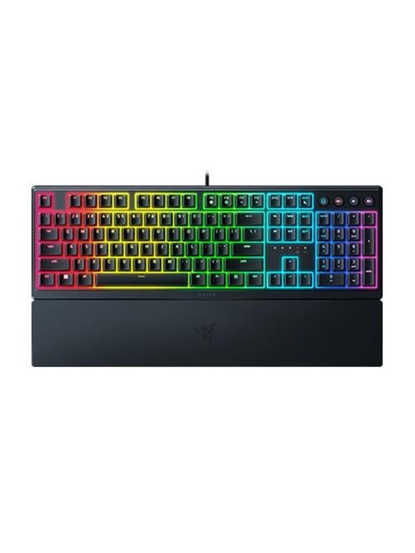 Razer Ornata V3 Low-Profile - Mecha-Membrane (Clicky) - Gaming Tastatur - Full-Size - Französisch - Schwarz