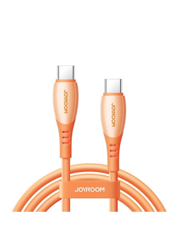 Joyroom S-A59 Vibrant Series 60W USB-C - USB-C Cable 1.2m - Orange