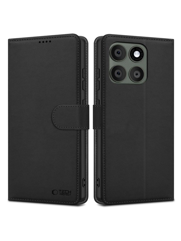Tech-Protect Wallet Case for Motorola Edge 60 Pro - Black