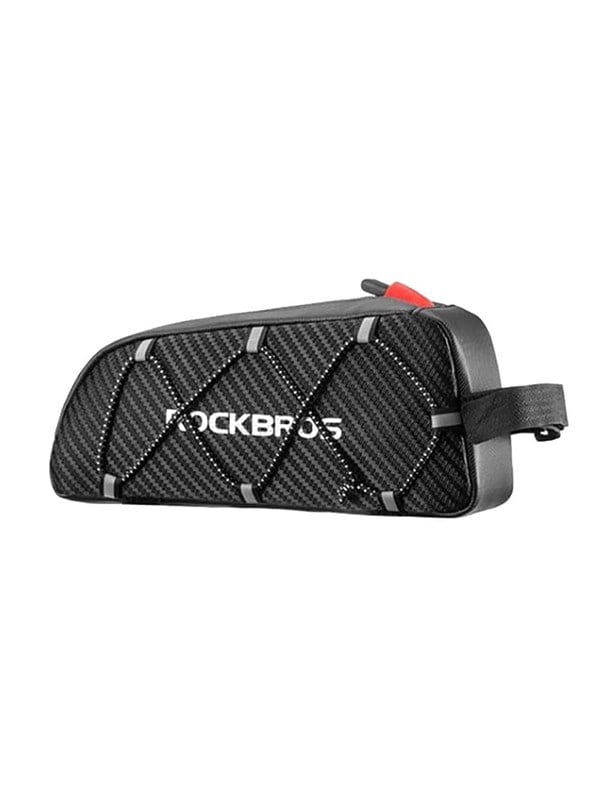 Rockbros 039BK 1L Braided Bike Frame Bag - Black
