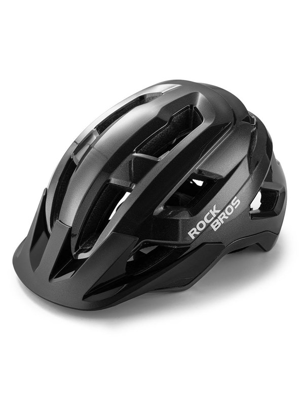 Rockbros LK-67 Youth Bike Helmet with Detachable Visor 54-58 cm - Black