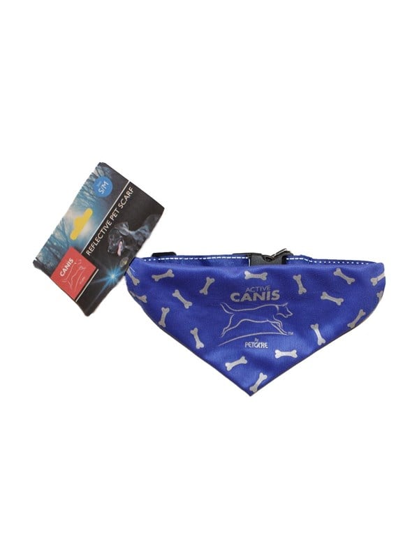 Active Canis Reflektierender Schal AC Blau S/M