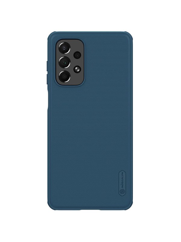 Nillkin Super Frosted Shield Pro Rugged Case Cover for Samsung Galaxy A73 Blue