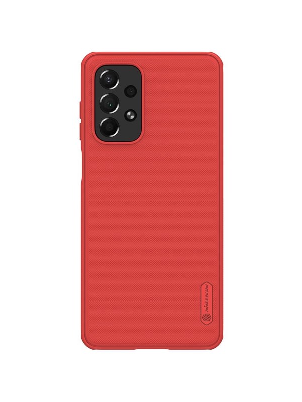 Nillkin Super Frosted Shield Pro Rugged Case Cover for Samsung Galaxy A73 Red