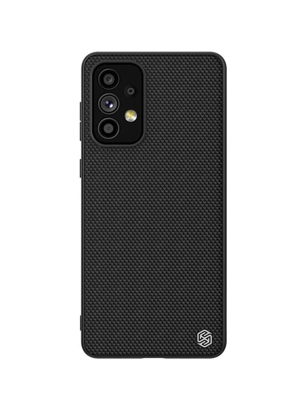 Nillkin Textured Case Durable Reinforced Case with Gel Frame and Nylon Back Samsung Galaxy A73 Black