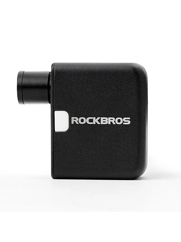 Rockbros 42320008001 Mini Electric Bicycle Pump for Schrader / Presta Valves 100PSI - Black