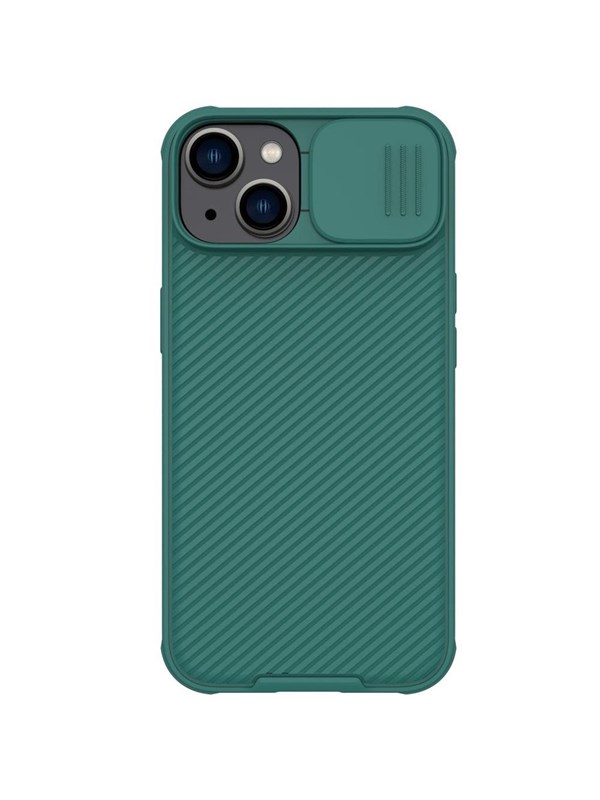 Nillkin CamShield Pro Case Case iPhone 14 Plus Armored Cover Camera Cover Green