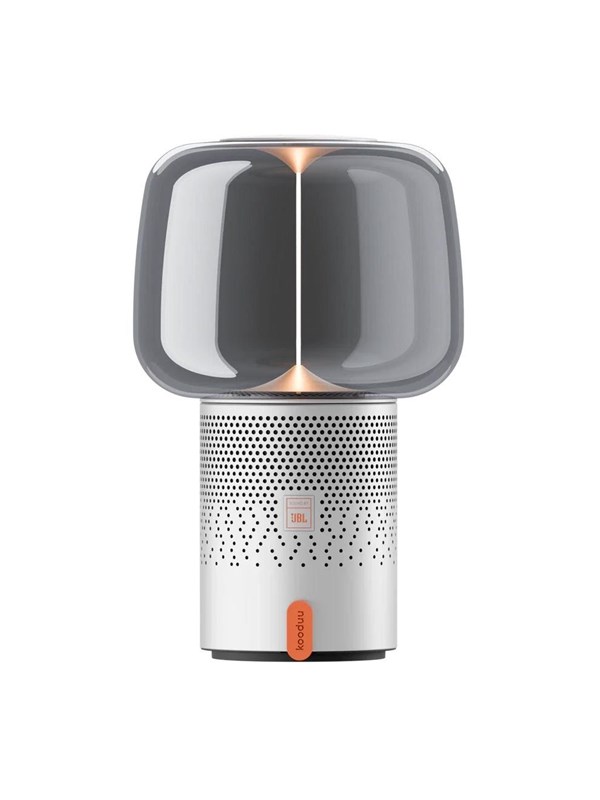 Kooduu Serena Play Portable speaker lamp powered by JBL - Frosted Silver