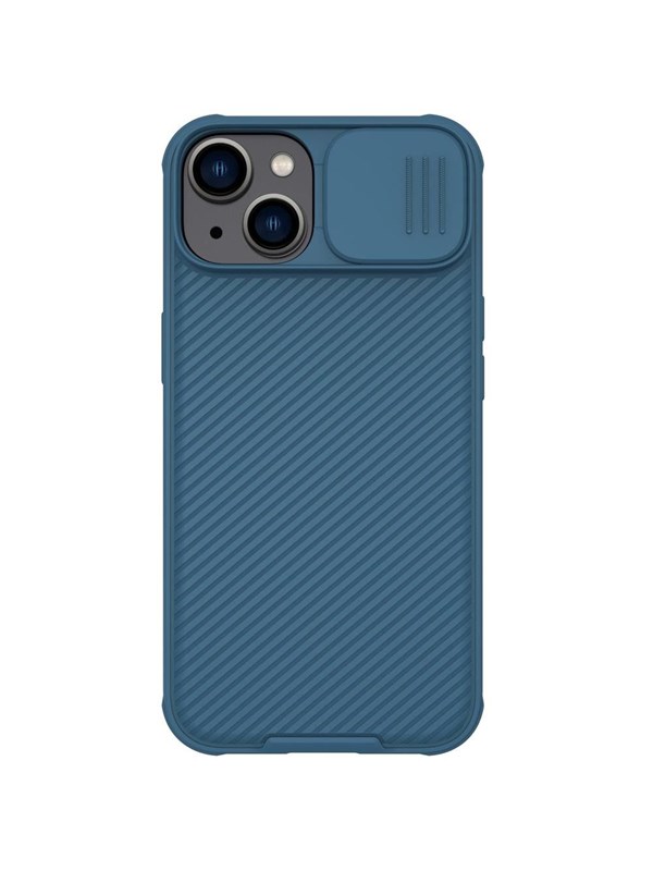 Nillkin CamShield Pro Magnetic Case iPhone 14 Plus Case Cover for Camera Camera Blue (with MagSafe)