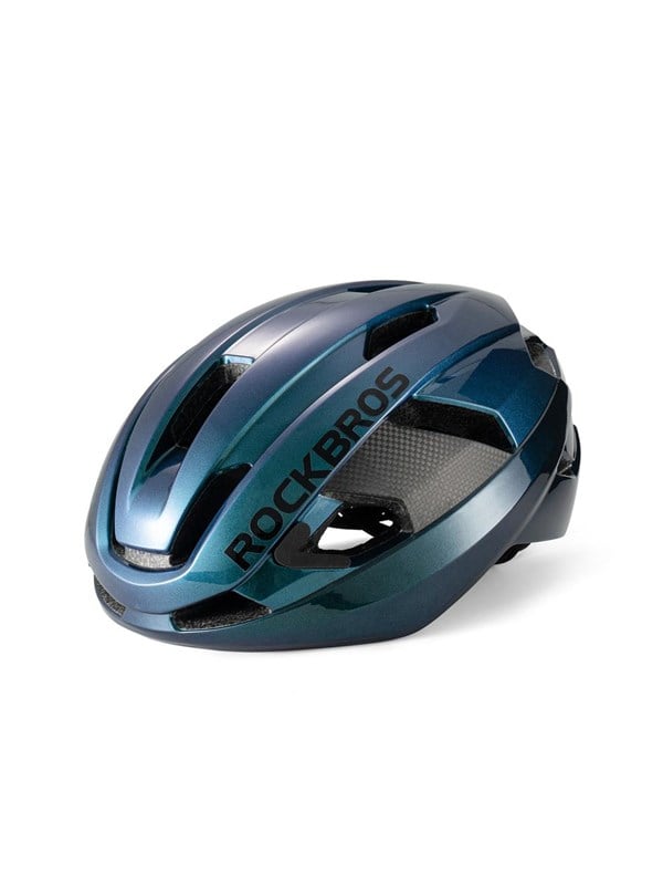 Rockbros LK-15 Carbon Fiber Bike Helmet Size L (58-62cm) - Chameleon Blue
