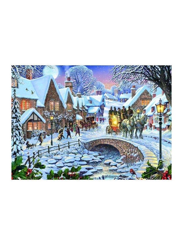 Rebo Publishers Winter Village Jigsaw Puzzle - 1000 Pieces Boden