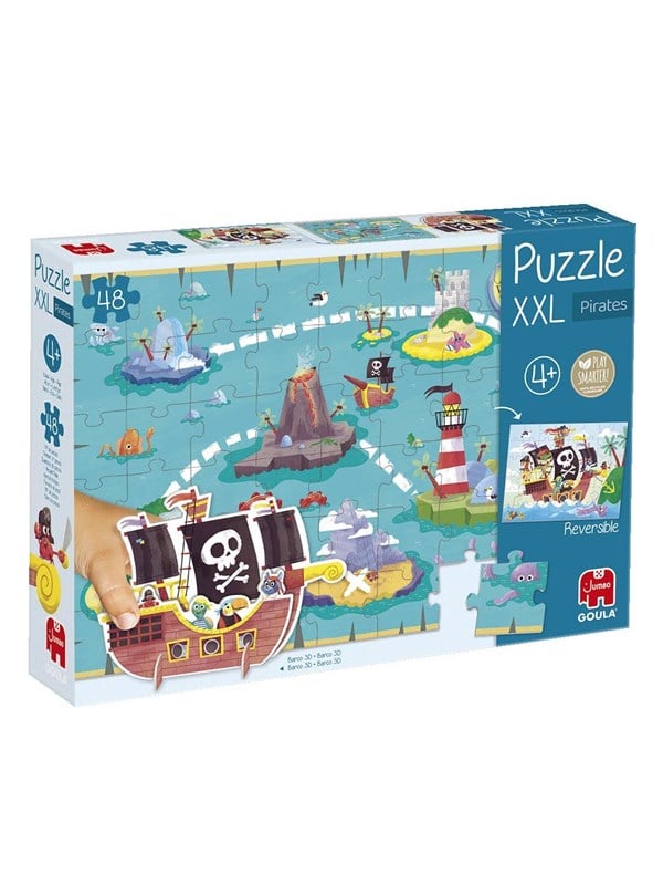 Jumbo Goula Puzzle XXL Pirates 48 ??pcs. Boden