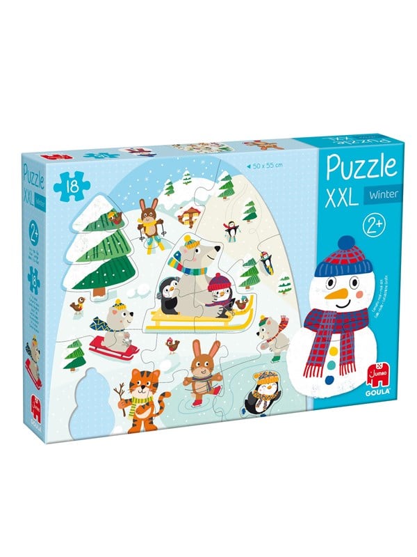 Jumbo Goula Puzzle XXL Winter - 18pcs. Boden