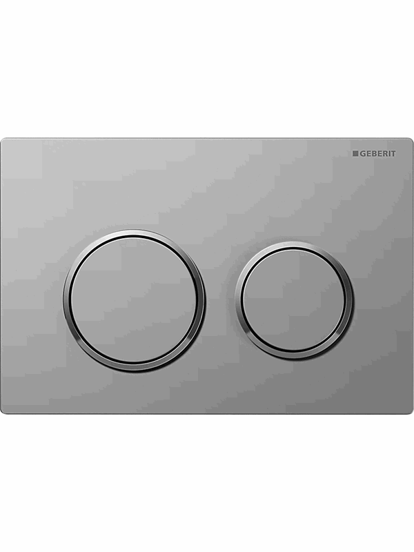 Geberit OMEGA20 flushplate matt chromeglossy