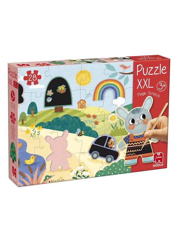 Jumbo Goula Puzzle XXL Magic Scratch Puzzle - 27 pcs. Boden