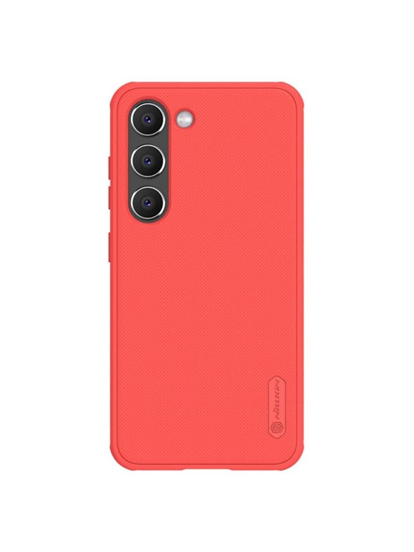 Nillkin Super Frosted Shield Pro Samsung Galaxy S23+ Armored Case + Phone Stand Red