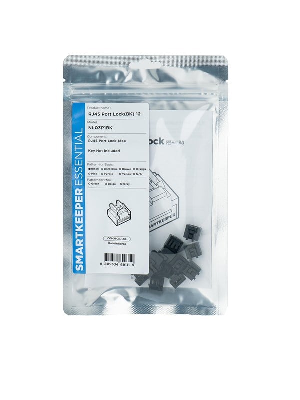 Smartkeeper Essential 12X Rj45 Port Blockers Schwarz Slsart-0064 - Image 3