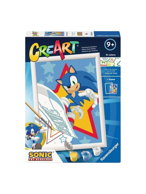 Ravensburger CreArt Paint by Numbers - Speedy Sonic